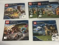 Lego Lot Of 5 Harry Potter Instructions Manuals