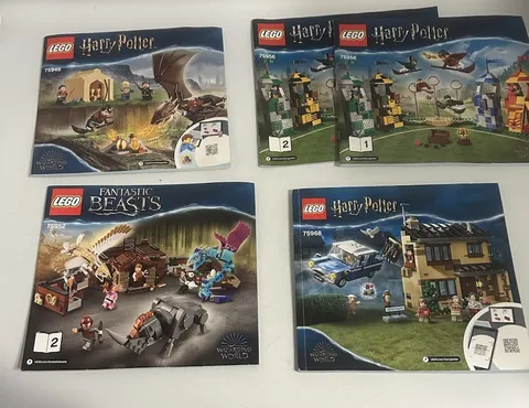Lego Lot Of 5 Harry Potter Instructions Manuals