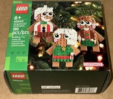 LEGO Gingerbread Ornaments Ages 6+ - 3 Gingerbread Decorations 40642 Sealed NEW
