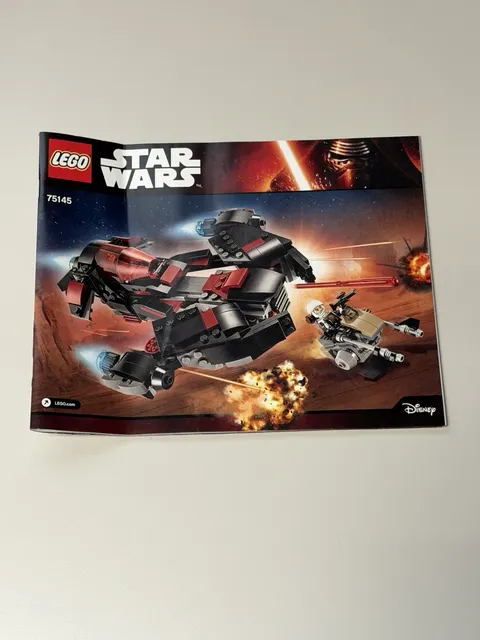 Lego Star Wars 75145 Eclipse Fighter Instructional Manual Only