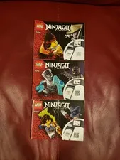 Lot of 3 - LEGO Ninjago 71730 71731 71732 Instruction Guide MANUAL ONLY