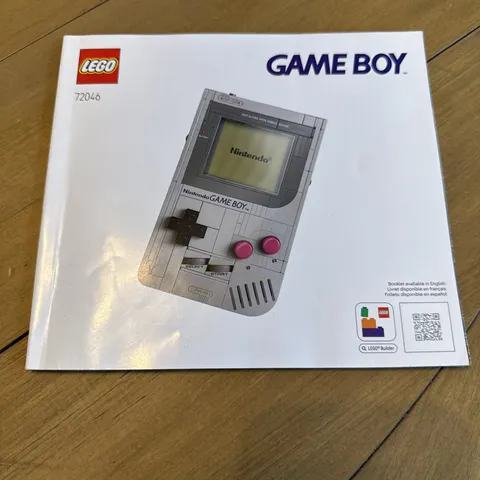 Lego Gameboy Instruction Manual 72046