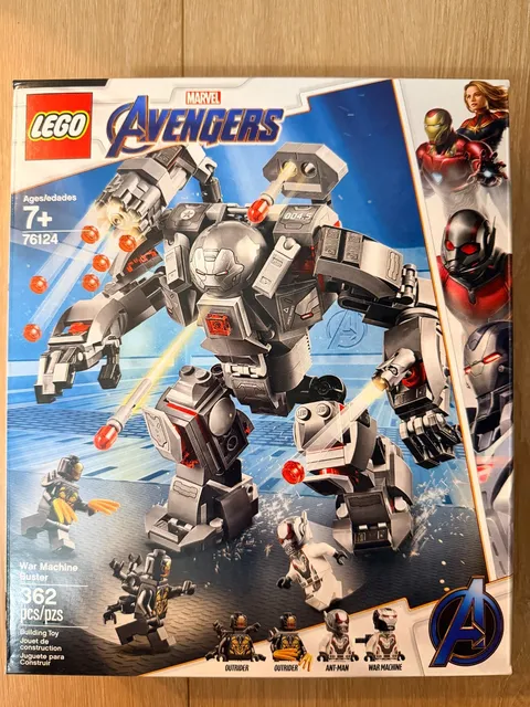 Lego Marvel Avengers War Machine Buster - Set 76124 - Brand New Sealed