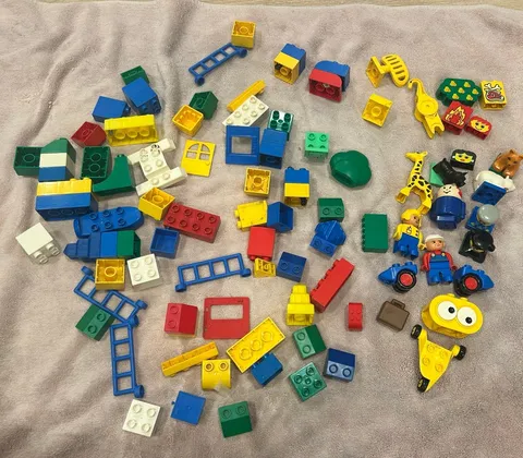 🧱 Vintage LEGO DUPLO Lot – Animals, Figures & Specialty Pieces