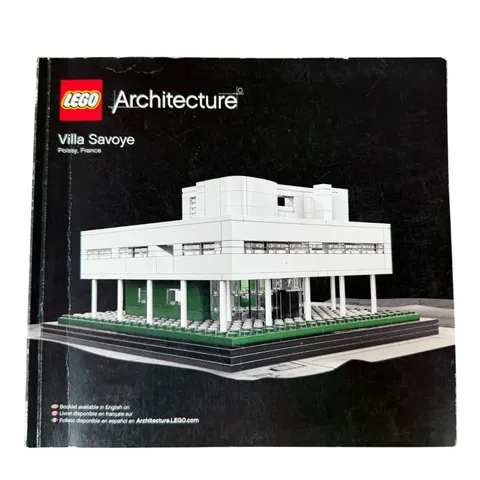 LEGO Architecture Villa Savoye 21014 Instruction Manual Booklet Only Poissy Fr
