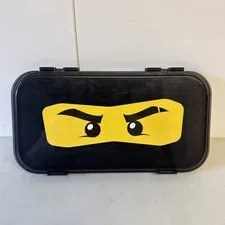 LEGO Ninjago Masters of Spinjitzu Black Storage Plastic Carry Case