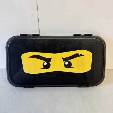 LEGO Ninjago Masters of Spinjitzu Black Storage Plastic Carry Case