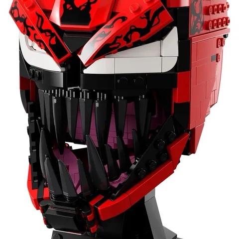 LEGO Marvel Carnage Bust 76230 297 pcs 18+ Venom Character Head 2023- Used