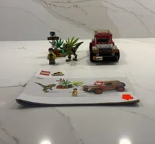 LEGO Jurassic World 76958 Dilophosaurus Ambush 211pc Complete No Box