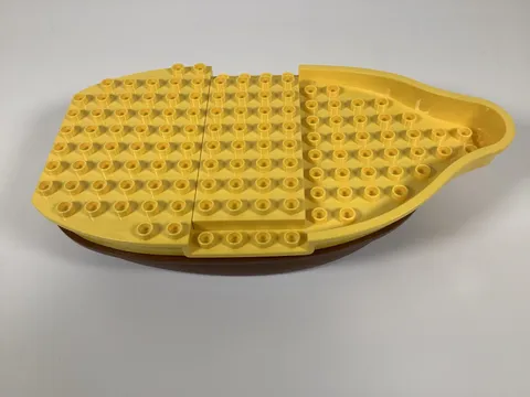 Lego Duplo Jake & the Neverland Buckey's Boat Yellow/ Brown Base Only