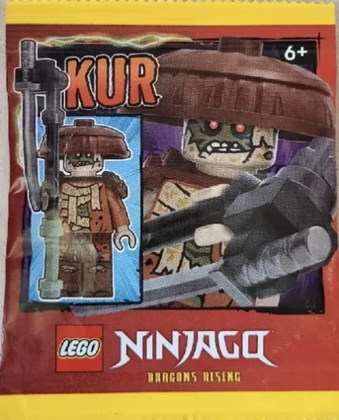 LEGO Ninjago Kur with Weapon Paper Bag L0002199 (SEALED)