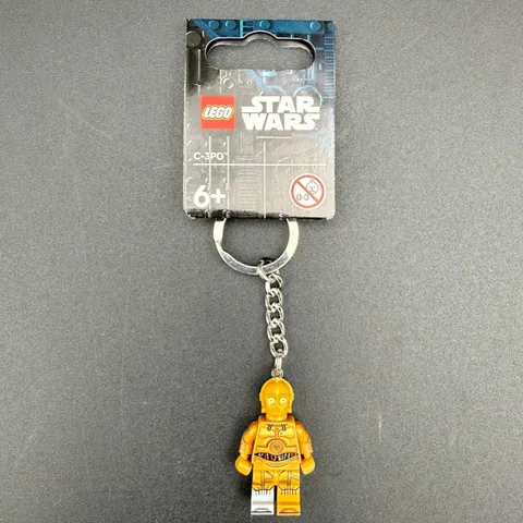 LEGO Star Wars C-3PO Minifigure Keychain Gold Droid 854313 New