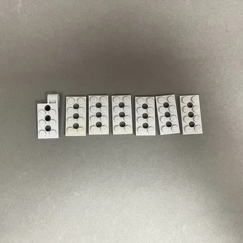 Lego 98286 3709 Light Blue Gray Replacement Parts Pieces Lot of 6