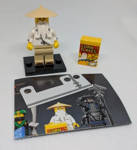 LEGO Master Sensei Wu Minifigure From The Ninjago Movie 71019 - New