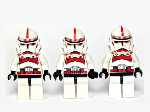 LEGO Star Wars Phase 2 Clone Shock Trooper sw0091 Lot 3 Minifigures 7655