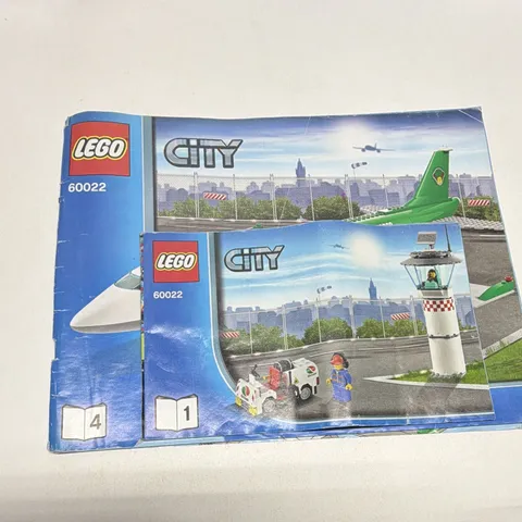 LEGO City 60022 Illustrated Instruction Manual Booklet Books 1 & 4 ONLY
