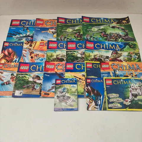 Lot of 18 LEGO Chima Instruction MANUALS ONLY
