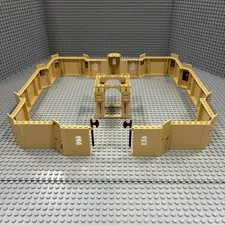 Lego Castle Tan : Includes Arch + Walls (30246 + 87421 + 60808) + Axes + MORE !