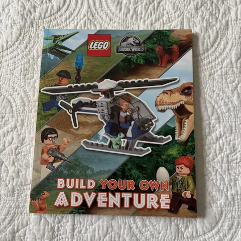 LEGO Jurassic World: Build Your Own Adventure – Ideas & Story Book – No LEGO Set