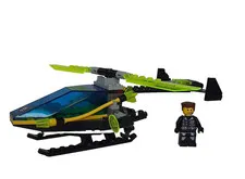 LEGO Alpha Team Helicopter Set 6773 Dash Justice Minifigure 2001 Complete SET
