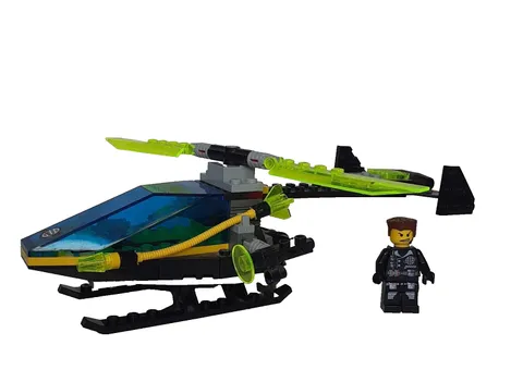 LEGO Alpha Team Helicopter Set 6773 Dash Justice Minifigure 2001 Complete SET
