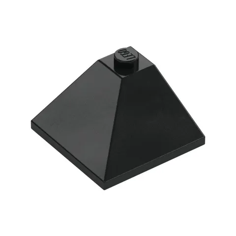LEGO 25x Black Slope 33 3 x 3 Double Convex Corner inv.592