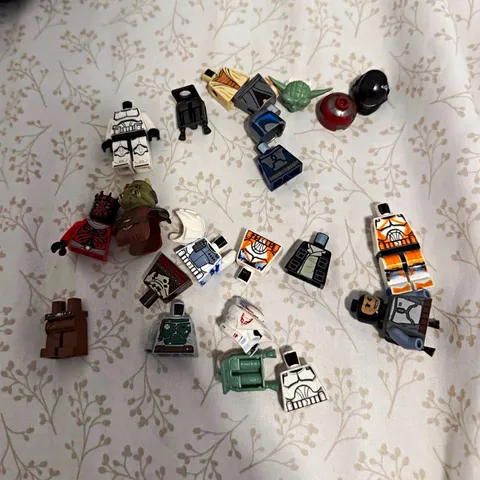 LEGO Minifigure Parts Bulk Lot 10+ jango fett darth maul