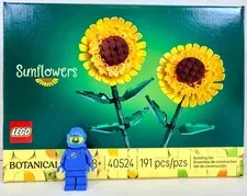 LEGO 40524 Botanicals Sunflowers New Sealed Flowers Gift Sun Fast Ship NISB