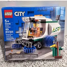 LEGO City Construction 60249 Street Sweeper Vehicle Set 89 pcs Age 5+