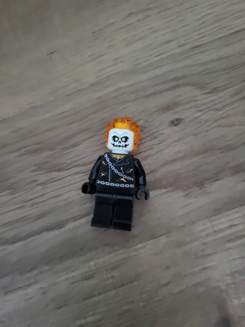 LEGO Ghost Rider Minifigure sh0267 76058 Marvel Super Heroes CMF Lot Rare HTF 