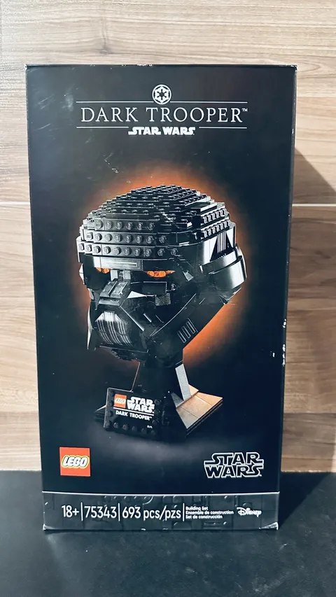 Lego Star Wars Dark Trooper Helmet Set 75343 New Retired Limited Sealed In Box. 