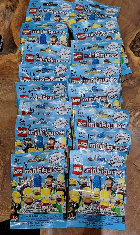 LEGO Minifigures: 71005 Simpsons SERIES 1 set of 16  - NEW - Opened