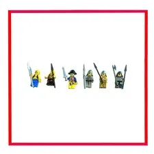 Lot 6🧱LEGO⚔️Pirates vş🛡️Knights🔪Minifigs➕Weapon🗡️Lion🦁Dragon 🐉Knight🆓VG📬