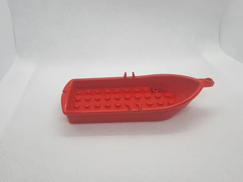LEGO Boat Hull Part Red Design ID 2551 Plastic Vehicles 1 Piece Replacement