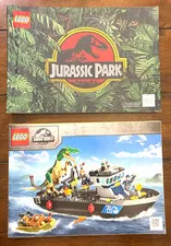 Lot of 2 Lego Instruction Manual Jurassic Park 76942, 76956 - Manuals Only