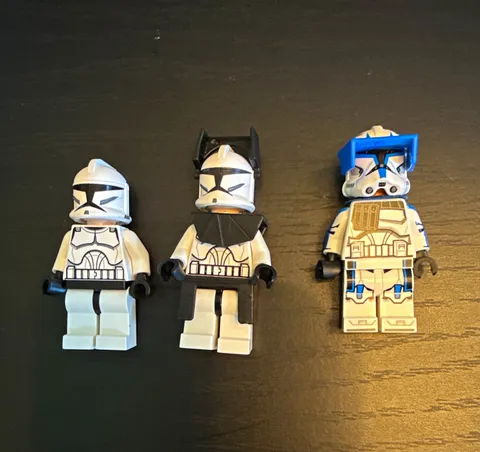 READ DESCRIPTION LEGO Star Wars Clone Trooper Minifigure Lot of 3 ORIGINAL
