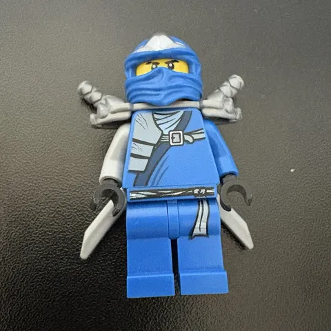 LEGO NINJAGO Jay ZX Minifigure w/ Shoulder Armor and Swords
