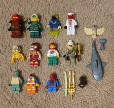 Lego Ninjago, Chima, Marvel, and City Minifigs