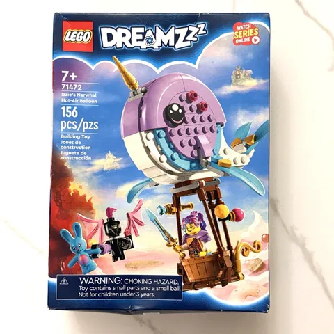 Lego DREAMZzz Building Set #71472 Izzie's Narwhal Hot-Air Balloon - New