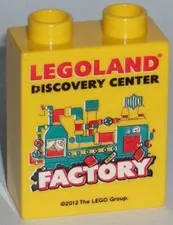 Misprint LEGO LEGOLAND Collectible Brick FACTORY 2012 DISCOVERY CENTER Misprint #14
