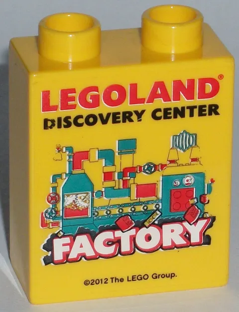 Misprint LEGO LEGOLAND Collectible Brick FACTORY 2012 DISCOVERY CENTER Misprint #14