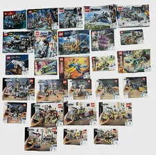 27 LEGO Instruction Manual Lot 12+ lbs- HIDDEN CITY-MARVEL-NINJAGO-HARRY POTTER