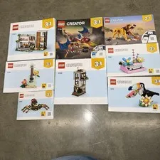 LEGO Creator Instruction Manuals Lot 3-in-1 Sets 31153 31102