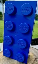 LEGO Storage Brick 8 Stud Large Blue Toy Box Bin Stackable Room Copenhagen 2012