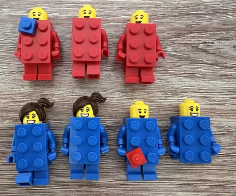 LEGO Brick Suit Guy Girl Series Collectible Minifigure Lot