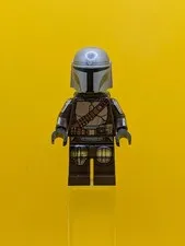 The Mandalorian sw1519 Din Djarin / 'Mando' - Silver Beskar Armor, Jetpack, Prin