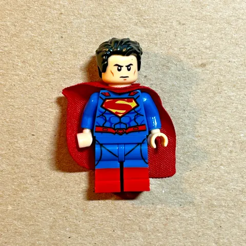 Lego-like DC Comics Cavill SUPERMAN - Minifigure Custom / DCEU Justice League