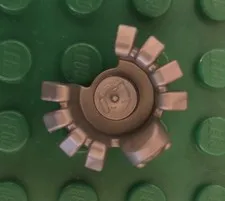 LEGO Gear Wheel/Hub Gear-Style Part Piece Gray Plastic Single Part 1 Piece