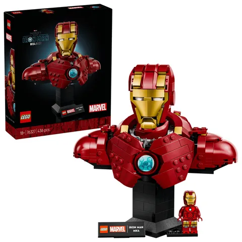 New & Sealed Lego Marvel Iron Man MK4 Bust Collectible Set 76327 - free shipping