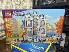 LEGO Friends EMMA'S ART SCHOOL 41711 Felix Professor Beatrice Bicycle retired